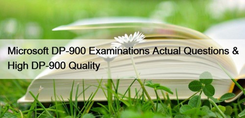 Microsoft DP-900 Examinations Actual Questions & High DP-900 ...